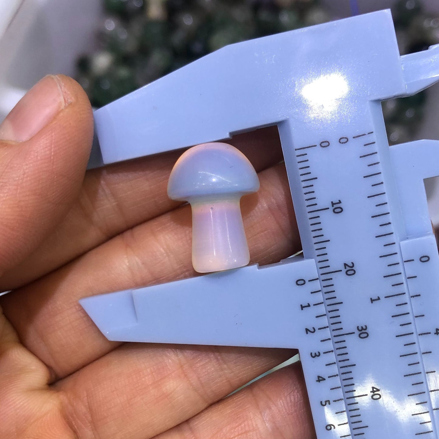 Natural Lovely Mini Opal Mushroom Accessories